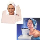 Health & Personal Care : Steam Facial By Kaz With White Turbie Twist Hair Towel As Seen On Tv.
