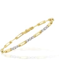 0.36 Cts Diamond Bracelet in 14K Yellow Gold