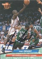Gary Grant, Los Angeles Clippers, 1993 Fleer Ultra Autographed Card