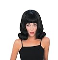 Sixties Glamour Black Flip Wig for Halloween Costume