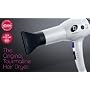Bespoke T3 Professional Featherweight Ceramic, Ionic Hair Dryer Made with Genuine Tourmaline Crystals (Model: 83808-se)