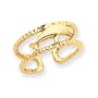 14k Dolphin Toe Ring - JewelryWeb