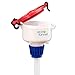 4" ECO Funnel with 38-430 Cap Adapter for 4L Waste Bottles, Hazardous Waste Funnel
