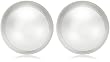 Silver 8mm Ball Stud Earrings