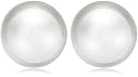 Silver 8mm Ball Stud Earrings