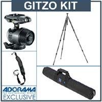 Gitzo GT2541 6X Carbon Fiber Tripod Kit with GH2780QR Magnesium Quick Release Ball Head, GC-2100 Padded Tripod Bag, GC5210 Tripod Shoulder Strap