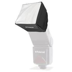 Polaroid Mini Universal Studio Soft Box Flash Diffuser for Canon EOS, Nikon, Olympus, Pentax,... by Polaroid