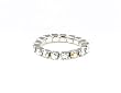 Toe Ring - T4 - Crystal Band ~ Clear AB