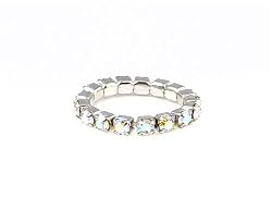 Toe Ring - T4 - Crystal Band ~ Clear AB
