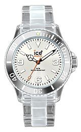 Ice-Watch Unisex CL.SR.U.P.09 Classic Collection Silver Dial Clear Plastic Watch
