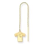 14K Arizona Cardinals Jersey Threader Earring