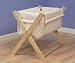 Saplings Katie Crib - Natural Stand with Cream Covers