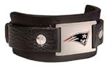 Leather Cuff Bracelet New England Patriots