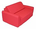 Children's Studio Chair Sleeper Twin 38", Red