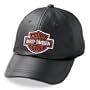 Harley-Davidson� Leather Baseball Cap / Hat. Full-grain cowhide. Embroidery on front. 99464-06V