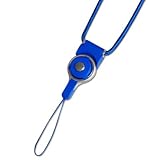 BLUE Detachable Cell Phone Neck Lanyard