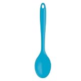 Kitchen Craft Colourworks Silicone Cooking Spoon, Blue, 27cm
