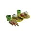 Kitchen & Housewares : Tea for Two - wooden sandwich and cake set