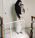 Cardinal Gates ss-30 Cardinal Gates Stairway Special Child Safety Gate 26-42 1 2W x 30H (Black or White) Extensions av