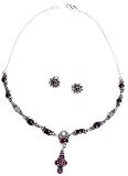 Buy Jewelry Earring & Necklace Sets Sterling Silver & Amethyst Garnet Rainbow Gemstones