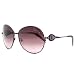 Roberto Cavalli RC Zamia 583S/S 69Z Classic Purple Metallic Oversized Sunglasses