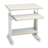 Adjustable 28 Workstation- Gray