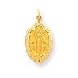 14k Miraculous Medal Pendant