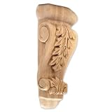 Jeffrey Alexander Acanthus Corbel (CORK-1CH) 1-3/8 x 2-3/4 x 6, Cherry