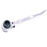 アルミ製両口ラチェットレンチ 17×21mm SRB1721A/しの付ラチェット【スーパー】