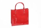 Danielle - Lunch Tote - Sac fourre-tout en PVC - Vernis rouge (Import Grande Bretagne)