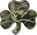 4 Camo Shamrock Firefighter Decal REFLECTIVE