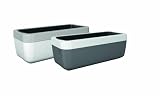 Eigenschaften Emsa 506622 / Emsa 506622 myBox Blumenkasten 50 cm anthrazit/weiß