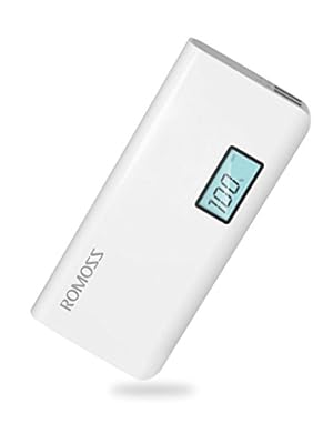Power Bank,ROMOSS LCD Sense 4 plus 10400mAh Mobile Phone Charger,Portable External Charger Pack,Recharger Power...