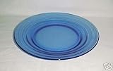 Hazel Atlas Moderntone Cobalt Blue Dinner 8 7/8
