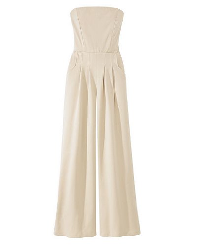 Spiegel Signature Pont Knit: Strapless Jumpsuit
