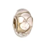 beads IMPPAC Glas Bead 925 Silber Spacer Iris SMB8073