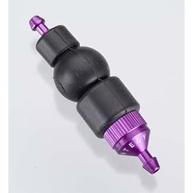 Integy Large Fuel Filter w Primer Pump INTC22616PURPLE from Fuel Filters