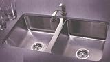Just Deep Double Bowl Undermount Group Stainless Steel Sink, UDX-1632-A