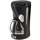 Kalorik CM-20206 900-Watt 10-Cup Coffeemaker with Glass Carafe, Black