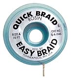 Easy Braid Desoldering Braid, Quick Braid, .025, 10',
