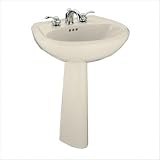 Chablis Pedestal Bathroom with 8 Centers Faucet Drilling Finish: Sandbar