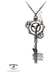 Alchemy Empire Septagramic Coercion Gearwheel Key Pendant