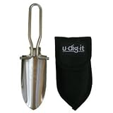 Ultimate Survival Technologies Ultimate Survival U-DIG-IT Stainless Steel Folding Shovel w/Case