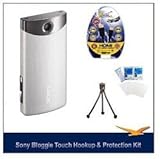 Sony - MHS-TS20/S Bloggie Touch 8GB Silver HD Camcorder, 13MP 1/2.5" CMOS S ....