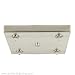 4 Port Square Canopy (antique Bronze)