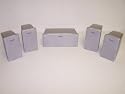NEW SONY HTV700DP 5 Pce SURROUND SOUND HOME SPEAKER SET