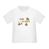 Personalized Logan the Builder Truck and Tractor Baby Infant Toddler Kids Shirt
