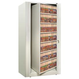 Rotary File Cabinet Starter Bone White