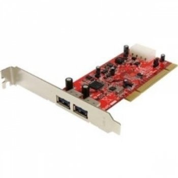 StarTech.com 2 Port PCI SuperSpeed USB 3.0 Card Adapter (PCIUSB3S2)
