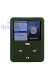 iPod Nano 3G 3rd Generation Silicone Case Skin - for Apple iPod nano 3G MP3 Player (Black)